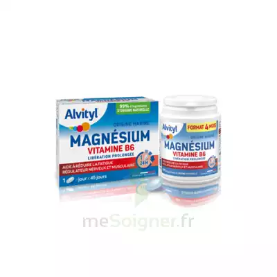 Alvityl Magnésium Vitamine B6 Libération Prolongée Comprimés Lp B/45 à LES ANDELYS